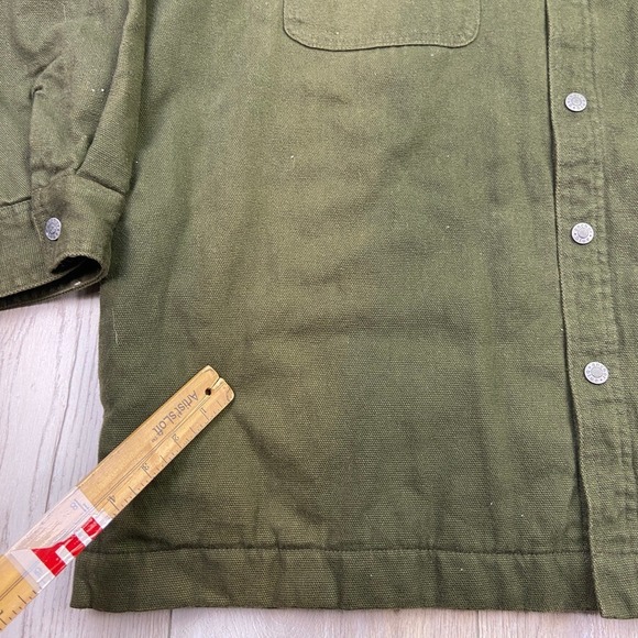 VINTAGE Anchor Blue Jacket Mens XL Green Full Zip Quilted Lined WorkWear Men * - Picture 5 of 15